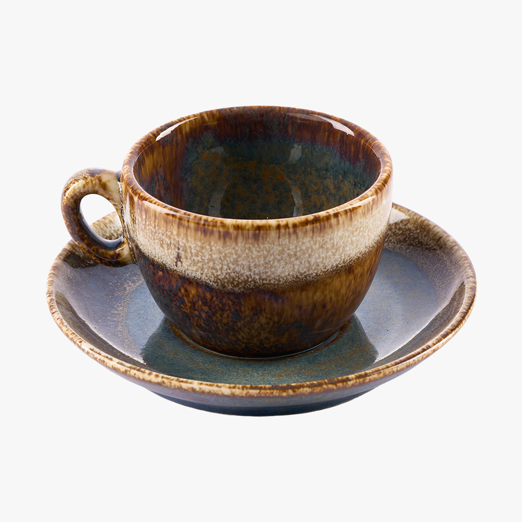 Palandraine Luna Fancy Glaze Coffee Cup - Sort
