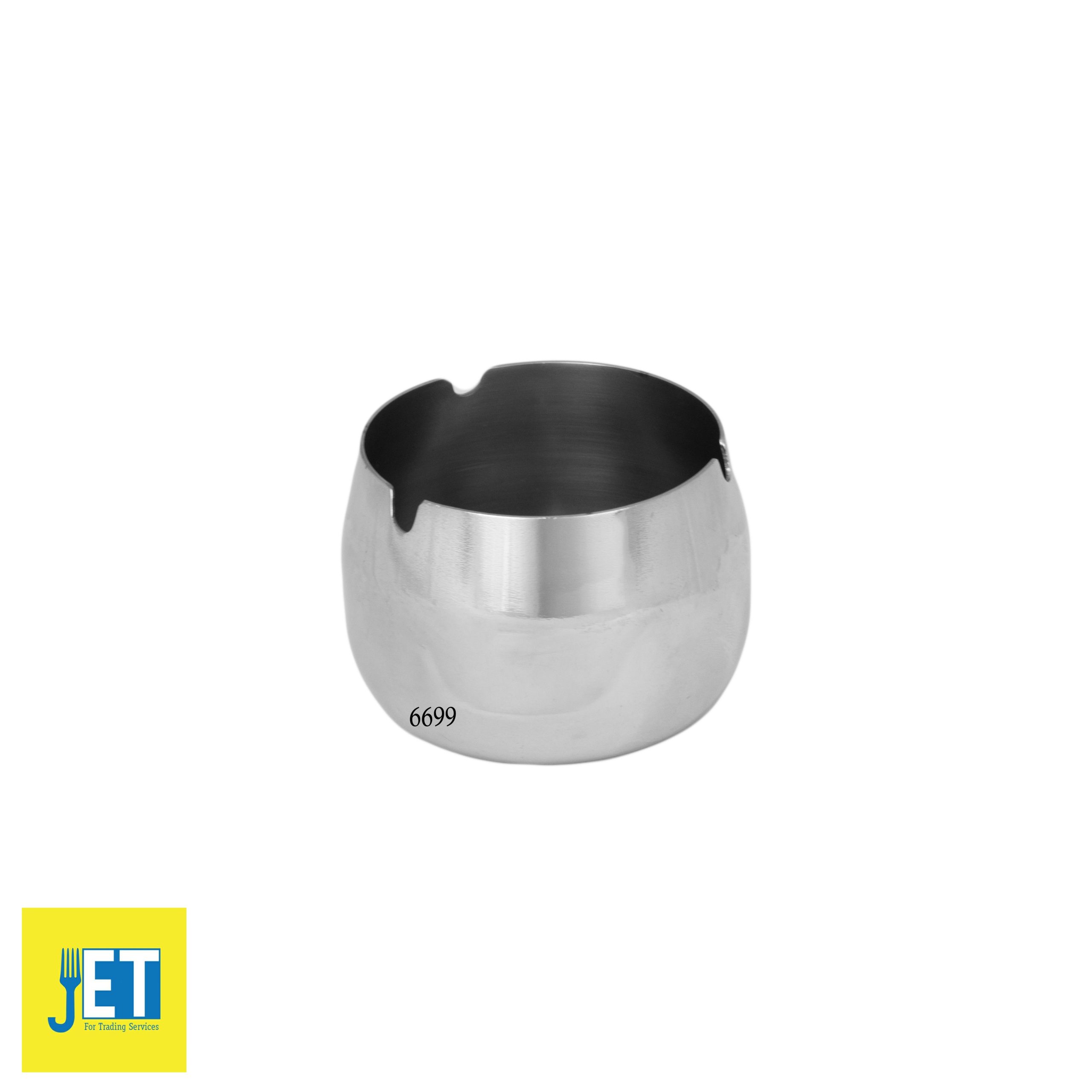 Stainless steel air ashtray 8 cm